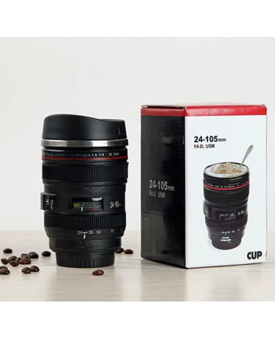 Hamaha  Toptan Ticaret | Kamera Lens Görünümlü Çelik Termos Kupa *60