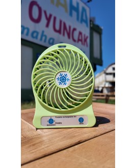 Hamaha Toptan Ticaret | Masa Üstü Klima Usb Girişli Metal Serinletici Mini Pilli Vantilatör Fan Ofis, Araç