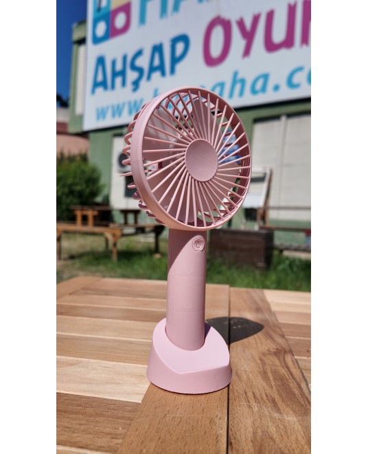 Hamaha Toptan Ticaret | Premium Sessiz Taşınabilir Mini Fan Usb Şarjlı Pervaneli Soğutucu Küçük El Vantilatörü