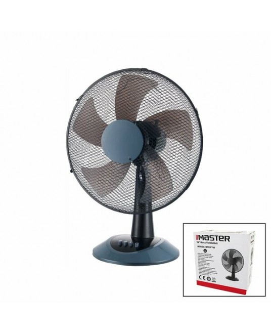 Hamaha Toptan Ticaret | MASTER MTR-F740 ( 16" İNÇ ) MASA ÜSTÜ VANTİLATÖR ( 50W ) (5 KANAT & 3 KADEME)*2X3