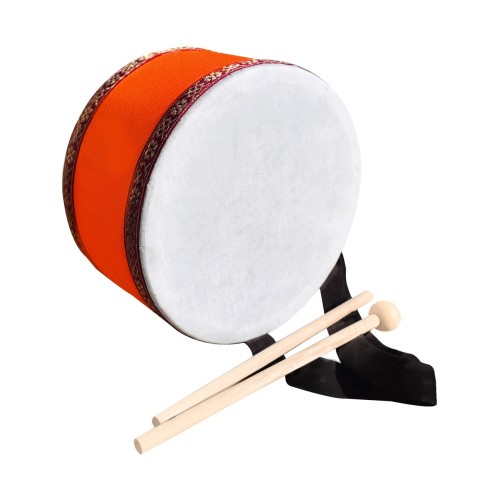 Hamaha Eğitici Ahşap Oyuncak | Eğlenceli Ritim Çocuk Davulu Iki Çubuklu ve Askılı