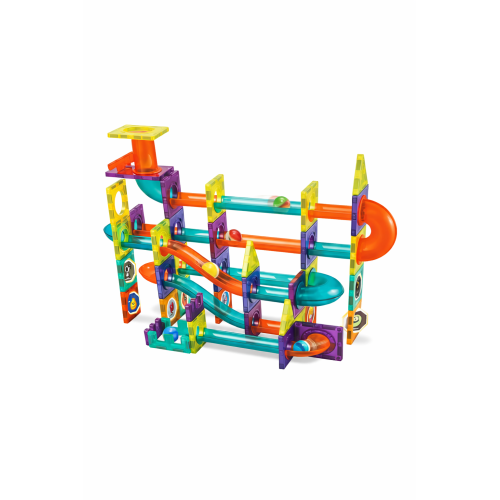 Hamaha Magic Magnetic Blocks Manyetik Bilyalı Ray Seti - 96 Parça Eğitici Stem Oyun Seti