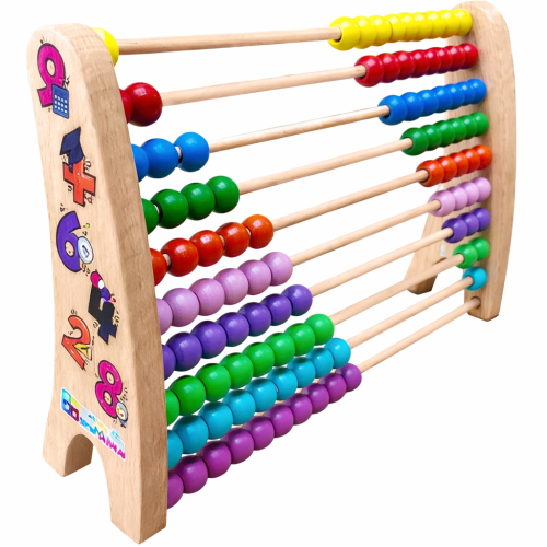 Hamaha Ahşap Abaküs Montessori Eğitici Matematik Zeka Oyuncağı