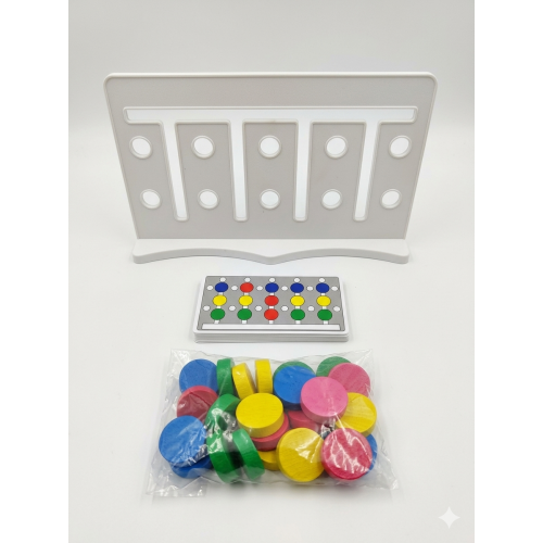 Rubik Abaküs Montessori Zeka Oyunu Eğitici Oyuncak