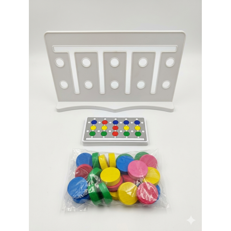 Rubik Abaküs Montessori Zeka Oyunu Eğitici Oyuncak