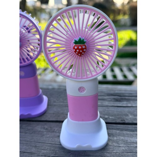 Şarjlı El Fanı Vantilatör Model 3 | Taşınabilir ve Sessiz Soğutma