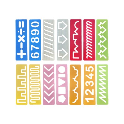 Hamaha Eğitici Ahşap Oyuncak | Çiz Oyna Öğren Şablonlu Oyun Seti