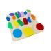 Hamaha Ahşap Geometrik Parçalı Şekil Yerleştirme Birleştirme Oyuncağı