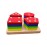 Hamaha Wooden Toys Doğal Ahşap Eğitici Oyuncak Kare 4'lü Sütun Geometrik Şekil HMH-048
