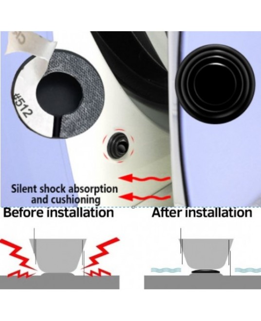 Hamaha Toptan Ticaret | Araba Kapı Ses Ve Darbe Emici Pad 10 Adet
