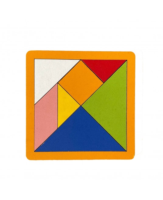 Hamaha Toptan Eğitici Ahşap Oyuncak 7 Parça Mini Tangram